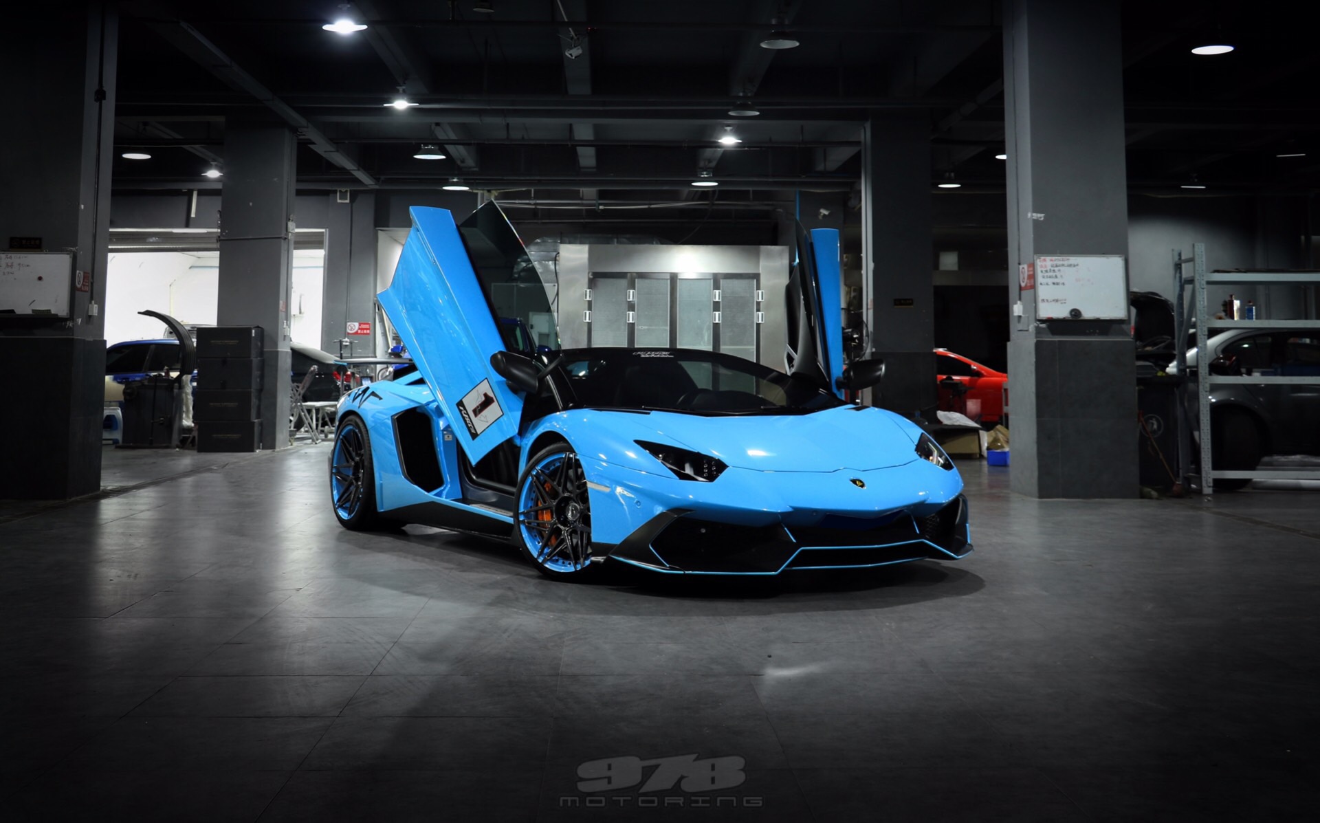 babyblue aventador lp700